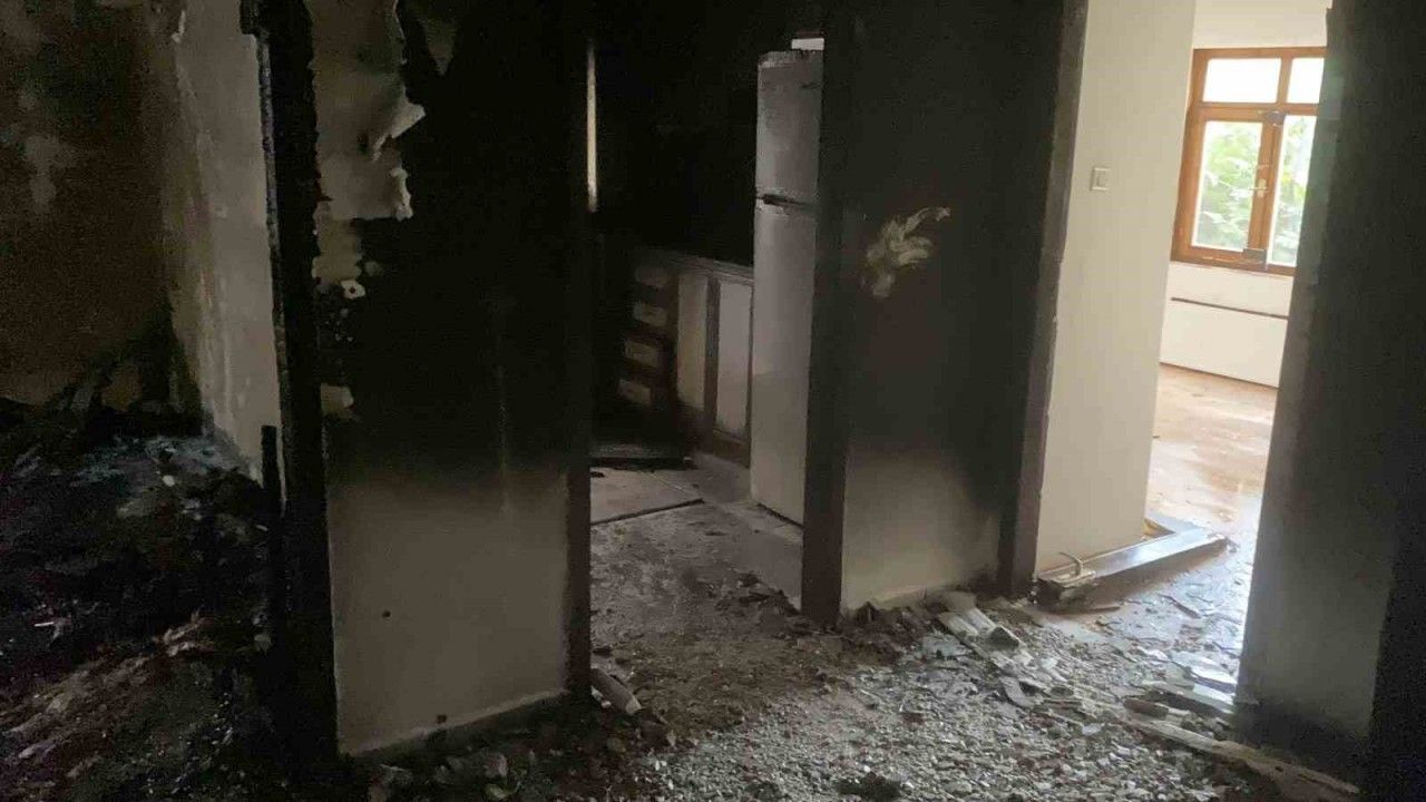 4 katlı binada yangın