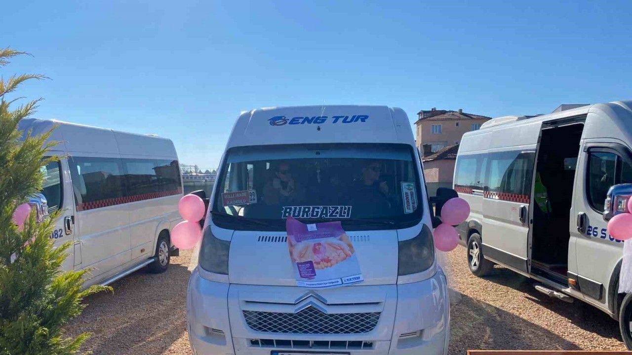 Meme kanserine servis şoförlerinden destek