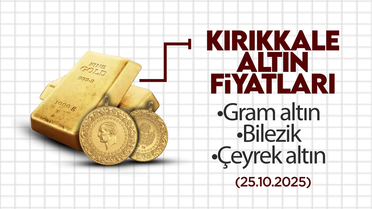 KIRIKKALE’DE BUGÜN ALTIN NE KADAR? 25 Ekim 2025