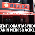 Kırıkkale Belediyesi Kent Lokantası’nda Haftanın Menüsü Belli Oldu