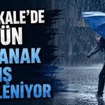 Kırıkkale'de bugün sağanak yağış bekleniyor