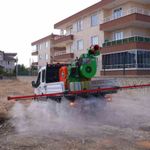 Karatay'da haşereyle mücadeleye hava aracı desteği