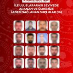 Kırmızı bültenle aranan 16, ulusal seviyede aranan 44 suçlu Türkiye'ye getirildi