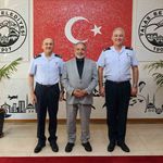 Komutanlardan Başkan Yalçın'a veda ziyareti