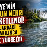 Türkiye'nin en uzun nehri hareketlendi: Barajlardaki su bırakılınca seviye yükseldi