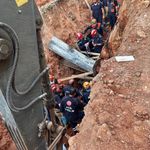 Göçük altında kalan inşaat işçisi kurtarıldı