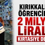 Kırıkkale’de öğrencilere 2 milyon liralık kırtasiye desteği