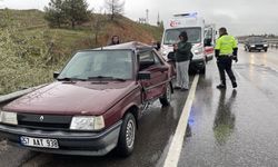 Kırıkkale'de kamyonla çarpışan otomobildeki 4 kişi yaralandı