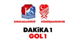 Kırıkkalegücü–Gümüşhanespor ilk gol 1 dakikada