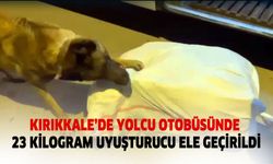 Kırıkkale’de yolcu otobüsünde 23 kilogram uyuşturucu ele geçirildi