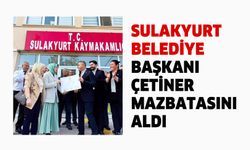 Sulakyurt Belediye Başkanı Çetiner mazbatasını aldı