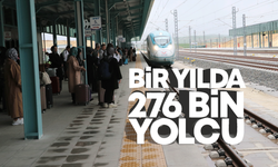 Kırıkkale’den de geçen hızlı trenle 1 yılda 276 bin yolcu geliş gidiş yaptı