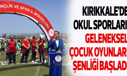 Kırıkkale’de Okul Sporları Geleneksel Çocuk Oyunları Şenliği başladı