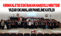 Kırıkkale’de eski bakan Anadolu Mektebi Yazar Okumaları paneline katıldı