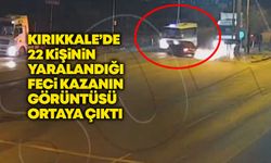 Kırıkkale’de 22 kişinin yaralandığı feci kazanın görüntüsü ortaya çıktı