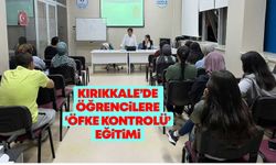 Kırıkkale’de öğrencilere ‘Öfke Kontrolü’ eğitimi
