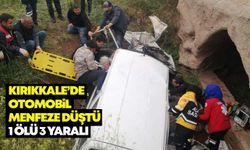 Kırıkkale’de otomobil menfeze düştü; 1 ölü 3 yaralı