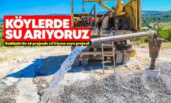Kırıkkale köylerde su arıyor! 48 projenin 43’ü içme suyu projesi!