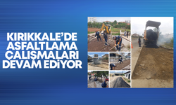 Kırıkkale’de asfaltlama çalışmaları devam ediyor