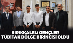 Kırıkkaleli gençler, TÜBİTAK bölge birincisi oldu