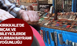 Kırıkkale'de bıçak ve bileyicilerde Kurban Bayramı yoğunluğu