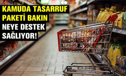 Kamuda tasarruf paketi bakın neye destek sağlıyor!