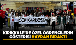 Kırıkkale’de özel öğrencilerin gösterisi, hayran bıraktı