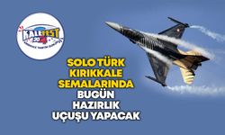 Solo Türk Kırıkkale semalarında bugün hazırlık uçuşu yapacak