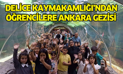 Delice Kaymakamlığı’ndan öğrencilere Ankara gezisi