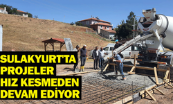 Sulakyurt'ta projeler hız kesmeden devam ediyor