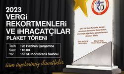 Kırıkkale'de vergi rekortmenleri ve ihracatçılar ödüllendiriliyor