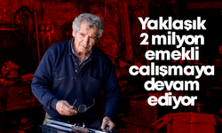 Yaklaşık 2 milyon emekli çalışmaya devam ediyor