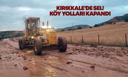 Kırıkkale’de sel! Köy yolları kapandı