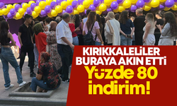 Kırıkkaleliler buraya akın etti! Tam yüzde 80 indirim!