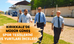 Kırıkkale’de Müdür Güneş, spor tesislerini ve yurtları inceledi