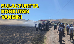 Sulakyurt’ta korkutan yangın! Büyük bir afetin önüne geçildi