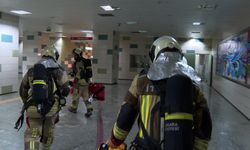Ankara metrosunda yangın ve yolcu kurtarma tatbikatı