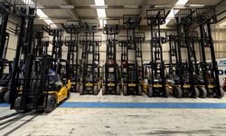 Elektrikli forklift, kapalı alanlarda emisyonu en aza indirmek için çalışıyor