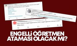 Engelli öğretmen ataması olacak mı? 2024 Engelli öğretmen ataması son gelişmeler!