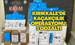 Kırıkkale’de kaçakçılık operasyonu: 3 gözaltı