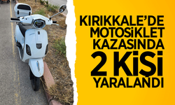 Kırıkkale'de motosiklet kazası: 2 yaralı