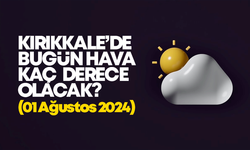 Kırıkkale’de Bugün Hava Nasıl Olacak 01 AĞUSTOS 2024