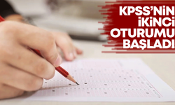 KPSS’den ikinci oturum başladı!