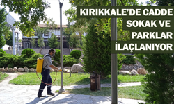 Kırıkkale’de cadde, sokak ve parklar ilaçlanıyor