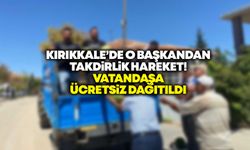 Kırıkkale’de o başkandan takdirlik hareket! Vatandaşa ücretsiz dağıtıldı