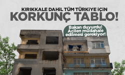 Kırıkkale de dahil tüm Türkiye için korkunç tablo!