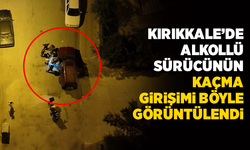 Alkollü sürücünün kaçma girişimi böyle görüntülendi