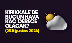 Kırıkkale’de Bugün Hava Nasıl Olacak 25 AĞUSTOS 2024