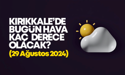 Kırıkkale’de Bugün Hava Nasıl Olacak 29 AĞUSTOS 2024