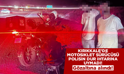 Polis ekiplerinden kaçan motosiklet sürücüsü gözaltına alındı